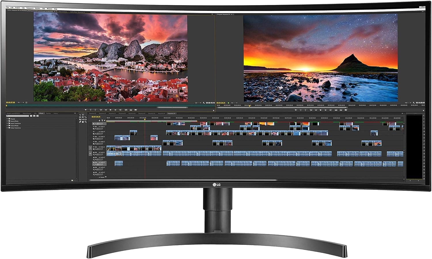 LG 34WN80C-B (34", 3440×1440, USB-C)