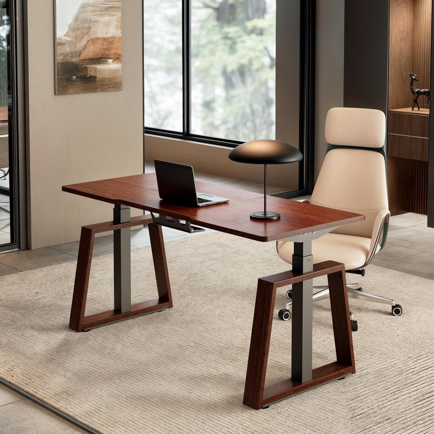 EUREKA ERGONOMIC Electric Standing Desk, 63inch Executive Computer Desk